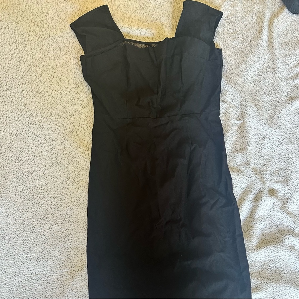 Stop Staring Beautiful Vintage Black Dress - Picture 7 of 8